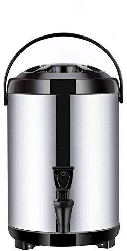ANSNOW Dispensadores de Agua Fría Y Caliente, Té Termo, Dispensador de Bebidas Aislado de Gran Capacidad para Oficina, Fiestas Y Buffets, Hervidor de Agua con Termostato de Doble Capa de Acero Inoxi