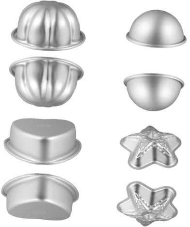 LALAFINA 4satz Teiliges Badebombenform Aus Aluminiumlegierung Badekugel Und Backformen Für Seifen Pudding Eiswürfel Und Mehr Für Kreative Projekte