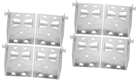 Uonlytech 4pares Soporte De Hierro Para Puerta De Garaje De Reemplazo Para Secciones Inferiores De Puertas Residenciales Instalación Estable y Duradera Accesorios De Herraje