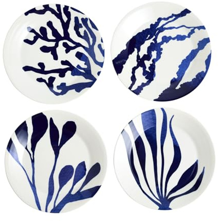 Royal Doulton 1815 Pacific Plate 24cm 9.4in 25 Mixed Pattern Blue S4