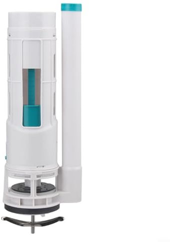 EXTRWORY Cassetta di risciacquo per WC, doppio risciacquo, valvola a pressione, 28,5 cm, altezza regolabile