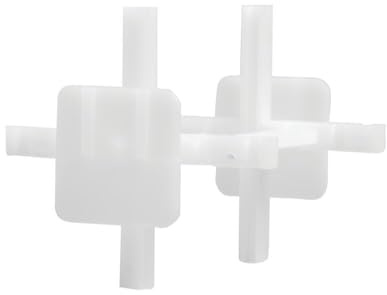 10-Pack Glass Block Window Spacers | Rust-Proof White PVC | Easy DIY Install | Dry-Run Compatible | Accurate 3-Inch Glass Block Alignment