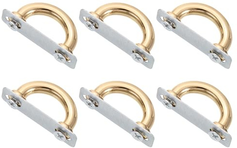 sourcing map Arch Bridge Buckle, Metal D-Ring Connector Buckle Shackle for Bag Hanger Purse Strap DIY Craft