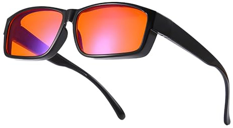 Kids Blue Light Blocking Glasses, Blue Light Blocking Computer Screen Glasses, Gaming Glasses, Anti-Fatigue Anti Glare UV & Eyestrain Screen Glasses for Women Men (Video Games, Console, TV, PC)