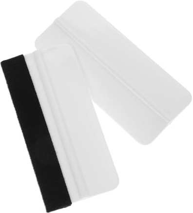Raclette de Pose de Film et Papier Peint en Plastique Blanc, 2 Pièces