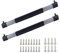 Manija de barra transversal para puerta de caravana genérica para remolques, campistas, autocaravanas, color gris