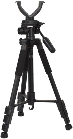 Zielstock Jagd Dreibein, Pirschstock Jagd 3 Bein oder Schießstock Dreibein mit Schnellverschlußsystem – Verstellbar von 55cm bis 150cm