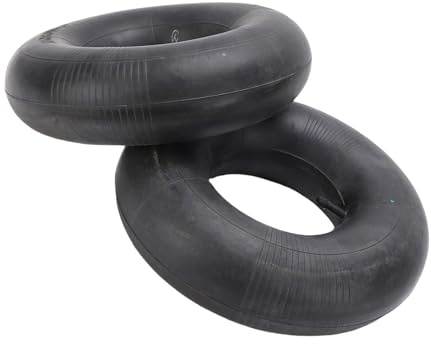 Generic Tubo Interno 15x6.00-6 Tubo in Gomma Durevole a Prova di Foratura con Stelo Valvola Dritto per Tosaerba Trattorino Tosaerba 2 Pezzi