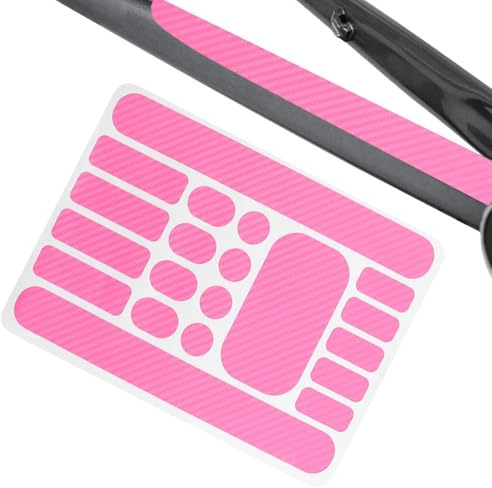 Generisch Protector de cuadro de bicicleta – PVC 11,7 g | Película de protección del marco de la bici, película antiarañazos, cubierta protectora de marcos resistente al agua, tira de protección para