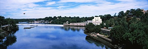 Boat House Row and Fairmount Water Works Philadelphia Pennsylvania USA Poster Print by Panoramic Images (36 x 12)