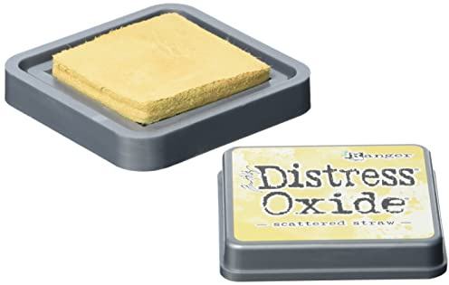 Ranger 554293 Tim Holtz Distress Oxide Stempelkissen Scattered Straw, Grün, 7, 6 x 7, 6 cm