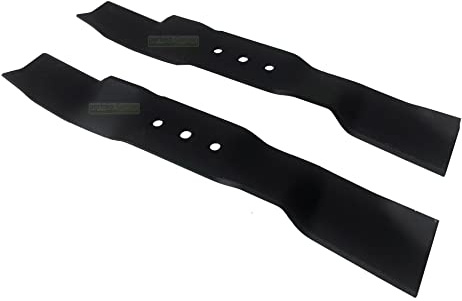 Lot de 2 lames de paillage 43 cm compatibles avec Husqvarna Rider 111B 111B5 R112 C C5 5224495-10 5224495-03