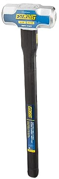 Estwing 6 lb Soft Face Sledge Hammer - 24 Indestructible Handle, Shock-Absorbing Grip, Overstrike Resistant