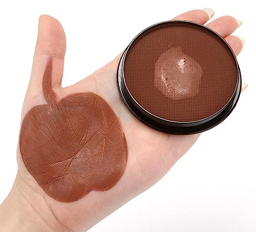 KARLOR Gesichtsfarbe 30g Aqua Make-up Schminke Facepainting Body Paint, wasserbasis professionell Schminkfarbe für Erwachsene Makeup Halloween Karneval Fasching Cosplay(Braun)