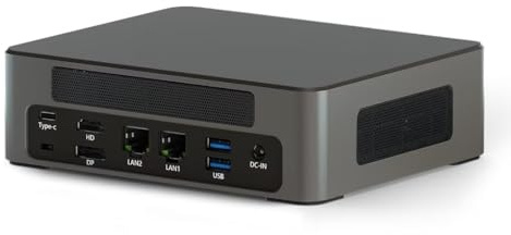 WEIDIAN Mini PC Gaming 13. Gen i7 1360P(bis zu 5,0 GHz) Mini Desktop PC Win 11 Pro 32GB DDR5 1TB NVME SSD, Mini Computer Dreifache Anzeige (HD/Type-C/8K DP) WiFi 6 & BT 5.2 USB 3.2 Dual 2,5Gbe LAN