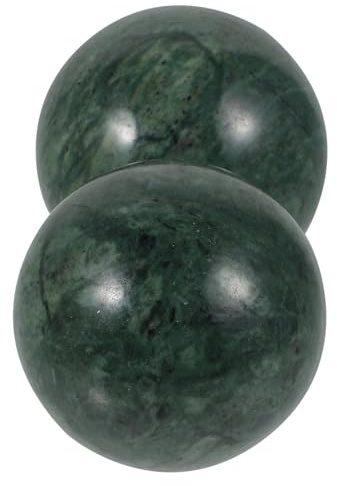 Balle de Massage Manuelle en Jade 2 Pièces pour Mains