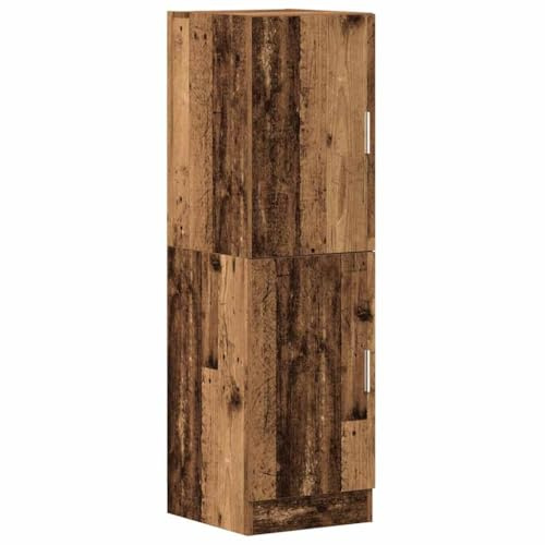 vidaXL Köksskåp åldrat trä 38x41,5x131,5 cm konstruerat trä, köksskafferi, köksförvaringsskåp, kök sideboard skåp, köksskafferi skåp, köksskåp