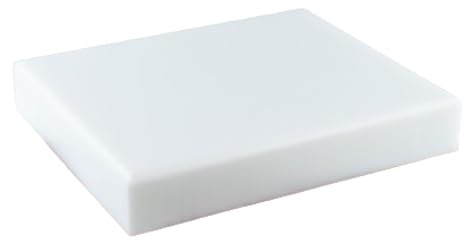 TOPATUPA Tabla Corte Polietileno 5cm espesor Profesional Blanco (50x30x5)