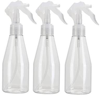 Ipetboom 200ml Leak-proof Spray Bottles for Plants Windows Cosmetic Face Moisturiser Lightweight Plastic Set of 3