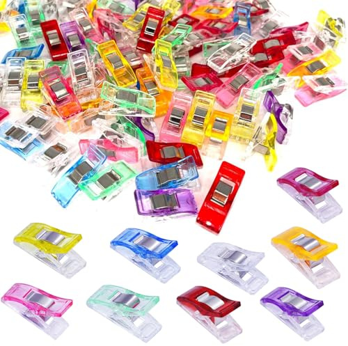 Sewing Clip for Fabric Quilting, Wonder Clips, Hanging Objects (100 PCS)