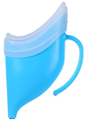 Collecteur d'urine Entonnoir à Urine portatif et Tube urinaire à Tuyau Blanc