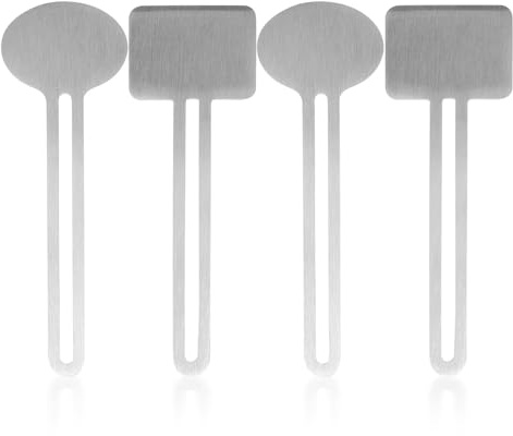 ROMISBABA 4 Stück Edelstahl Tubenquetscher mit Quadratischem und Rundem Kopf Langlebiger Zahncreme Kosmetik tubenpresse für Badezimmer Haarfarbe Farben Praktische Metall