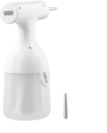 Espumador eléctrico recargable con capacidad de 350 ml, IPX5 impermeable, dos opciones de boquilla para ajuste de fuerza de espuma, diseñado para la limpieza del hogar