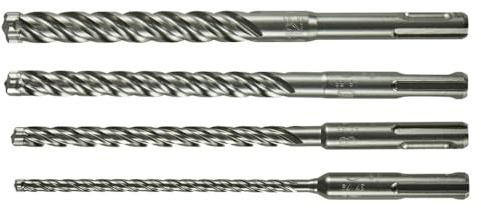 Makita B-59025 NEMESIS2 SDS-PLUS Hammer-Bohrer-Set 12-teilig, ideal für Beton, Stahlbeton, Mauerwerk