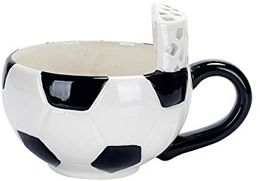 Doinbtoy Taza creativa de dibujos animados Taza de café de cerámica Leche Taza de desayuno 401-500ml