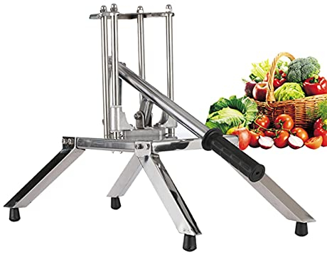 CJCSM Cortador de Patatas Fritas con 3 Cuchillas, Cortador de mandolina de Verduras de Acero Inoxidable Cortador de Verduras, trituradora de Patatas, máquina de Patatas Fritas