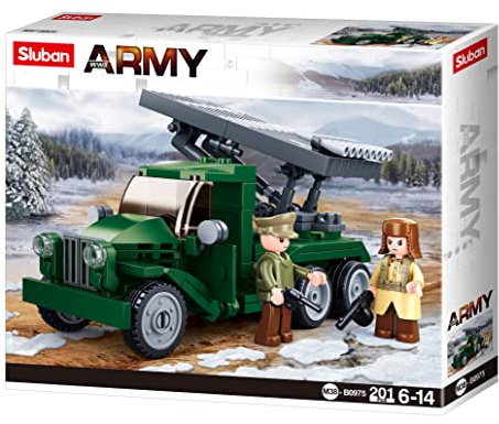 Sluban Klemmbausteine WWII - Sowjetischer Raketenwerfer (201 Teile)