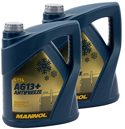 Kühlerfrostschutz Konzentrat MANNOL AG13+ Advanced -40°C 2 X 5 Liter gelb