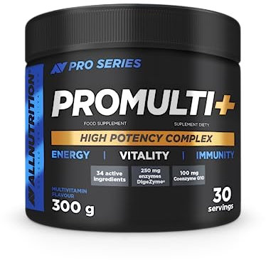 ALLNUTRITION Promulti+ Pro Series Dietary Supplement for Athletes – Diet Whey Protein Powder – Whey Protein Isolate & Concentrate – Whey Isolate Protein Powder – Whey Nutrition Protein – 300 g