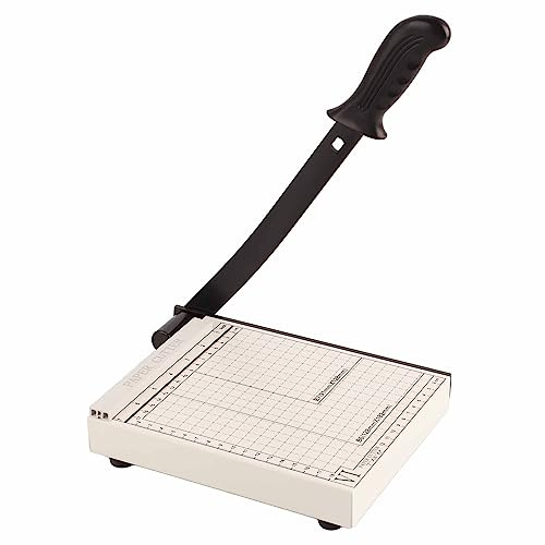Tyenaza Papierschneider, Papierschneider, A5-Papierschneider Mit Bogengriff, Positionierungslineal Für Das Schulbüro, Manueller Papierschneider, Präzises, Sauberes Schneiden(Steel)