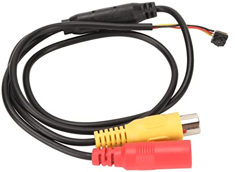 Sxhlseller Mini Telecamera CCTV Analogica Cablata 800TVL, Mini Telecamera di Sorveglianza CCTV, Telecamera Nascosta con Video per Case, Uffici, Elicotteri e Sorveglianza