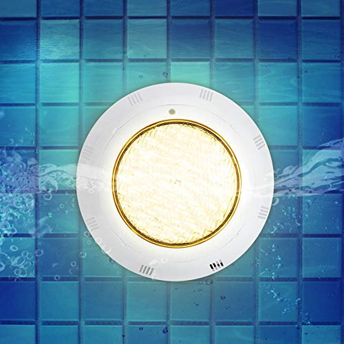Luces de Piscina de 12W, Luces LED sumergibles Recargables, luz LED subacuática Impermeable para Acuario, Fuente, Estanque, Paisaje