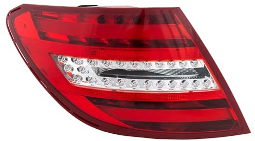 Artudatech Rückleuchten Left Tail Light Rear Fit for Lamp Fit for Mercedes Fit for Benz W204 C250 C300 C350 C63 2011-2014
