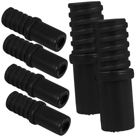 SKISUNO 6pcs Threaded Connector for Broom Mop Squeegee Handle Extension Kit Replacement Adjustable for Floor Cleaning