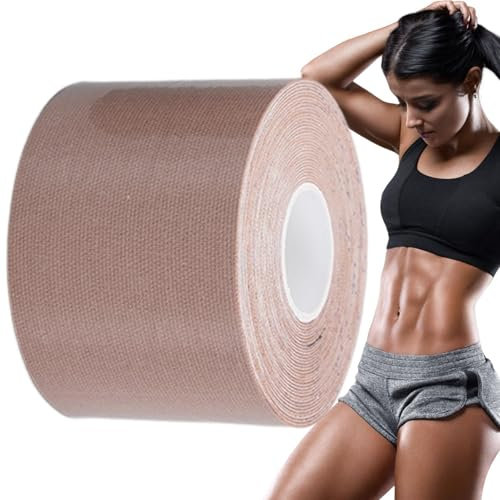 Magic Tape per la pancia, fascia per ridurre il grasso, 5 m, corpetto in vita, traspirante e confortevole, grasso addominale e braccia, Colore della pelle., Siehe Beschreibung