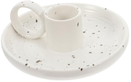 POPETPOP Quemador De Incienso De Cerámica Porta Incienso con Mango para Santo Bandeja para Velas para Sala De Estar Dormitorio y Oficina