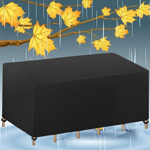 PVPQPR Gartenmöbel Abdeckplane,Abdeckung Gartenmobel 160x75x90cm(LxBxH) Abdeckhaube Gartenmöbel,Wasserdicht Winddicht Anti-Uv,Staubdicht Oxford Gewebe,Für Outdoor Sofa Tisch Möbelsets