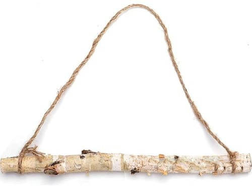 1 Stück Deko Hängen Holz Stange mit Haken und Kordel,Treibholz-Hänger Türhänger Fensterhänger Kleiderhaken,Treibholz Zweighaken,Altholz Dekostange,für Schlüssel,Hüte,Eingang,Türdeko,Weiß Braun