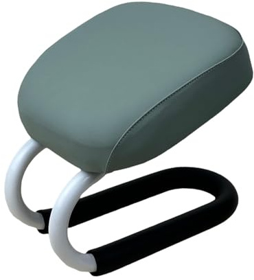 AlluraPet Meditation Stool with Anti Slip Cover, Prayer Stool Kneeling Bench with Ergonomic Design, Comfortable Chair for Yoga Prayer Studio Adults- Blue