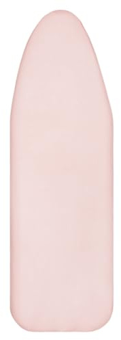 LUKDUNG Bügelbrettbezug, Bügeltischbezug aus Baumwolle, Bügelbezug mit Elastischer für Dampfbügelstation, Passend für Bügeltische 110-115cm x 30-35cm, Rosa