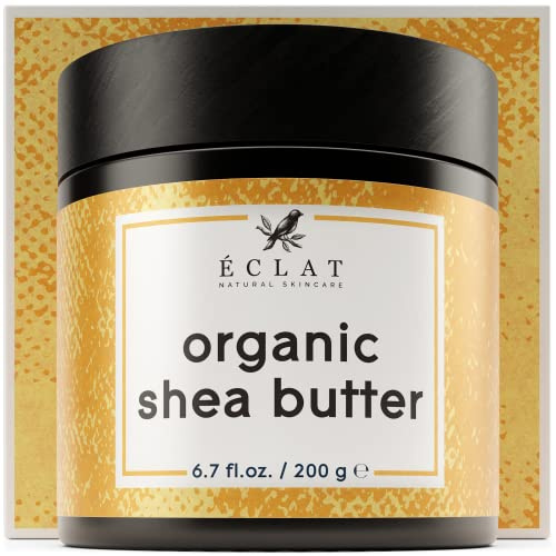 Organic Shea Butter, Raw Shea Butter, Hydrating Shea Butter Body Cream - Pure Coconut Body Butter, Shea Butter Moisturiser, Shea Butter Organic for Skin & Hair, Unrefined Coconut Moisturiser
