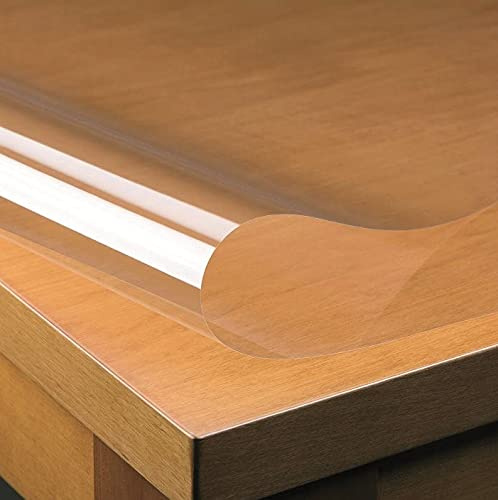 Mambo Design Transparente Tischdecke Klarsichtfolie ca. 0,30 mm Dicke · Eckig · Breite & Länge wählbar· PVC Folie abwaschbar Schutzfolie, Größe:120 x 240 cm
