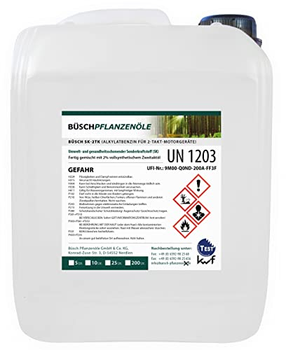 Büsch 2-Takt-Motorbenzin: - Alkylatbenzin für 2-Takt-Motorgeräte - Zweitakt Benzin für Motorsägen, Motorräder etc. - kwf zertifiziert - 25 Liter