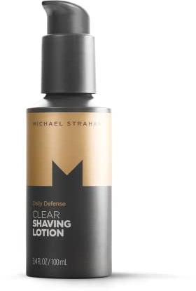 Clear Shaving Lotion by Michael Strahan | Men’s Grooming and Skincare for Dry, Sensitive Skin | Hydrating Shave Gel | 3.4 Fl. Oz