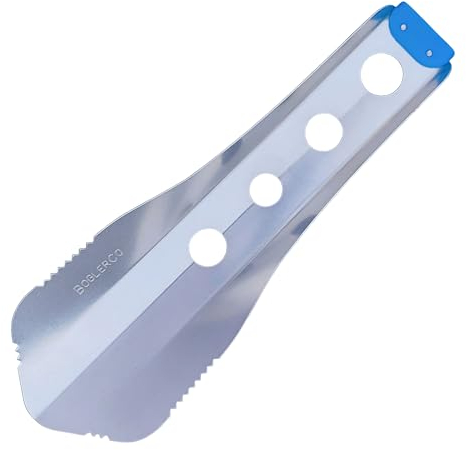 BoglerCo Truelle de randonnée ultralégère Bleu 13,5 g (Bleu)