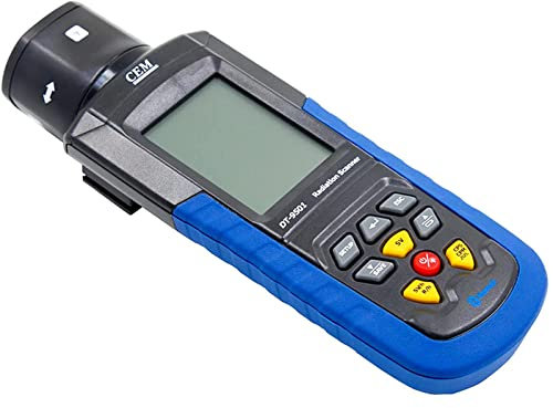 CGLYYDS Détecteur de rayonnement nucléaire, détecteur radioactif de Type DT-9501, testeur de dosimètre numérique bêta Gamma Portable, avec écran LCD rétroéclairé pour la Maison/Le Bureau